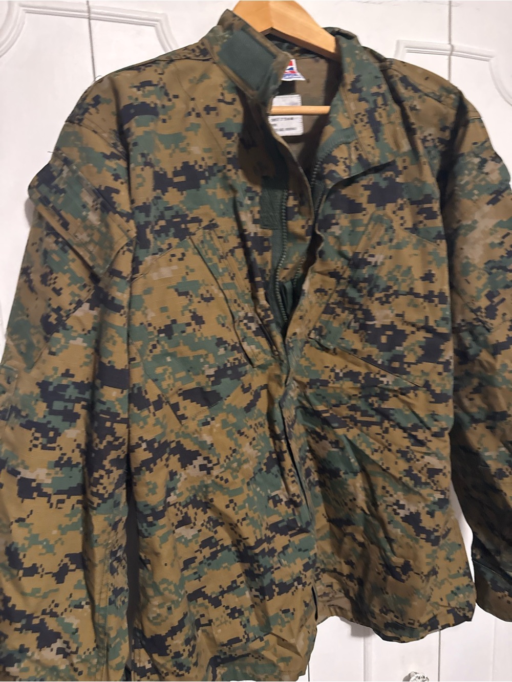 Propper Digital Woodland Camo Jacket - Green/Brown/Black